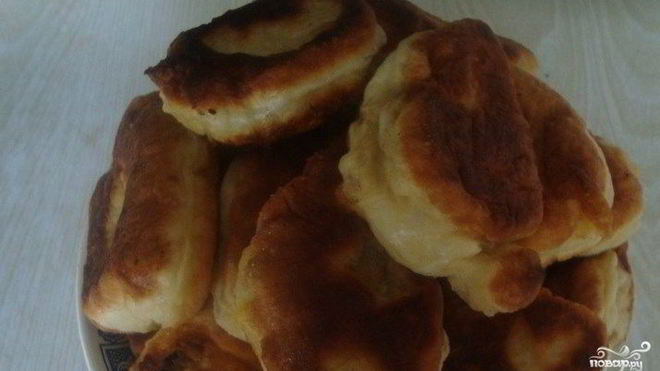 Рецепт дрожжевого теста для жареных пирожков