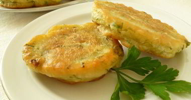 Рецепт Оладушек без яиц с зеленью