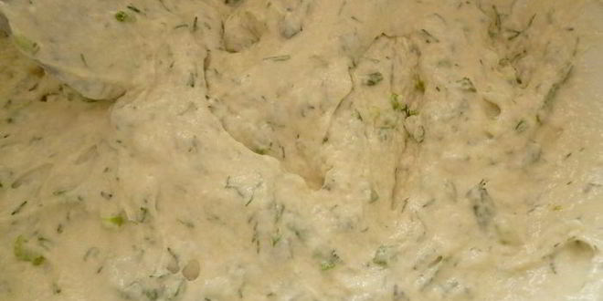 Рецепт оладушек без яиц с зеленью