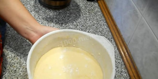 Рецепт опарного теста способом на опаре дрожжевое для пирожков