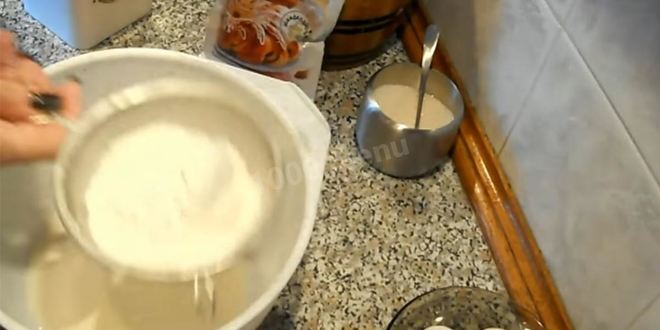 Рецепт опарного теста способом на опаре дрожжевое для пирожков