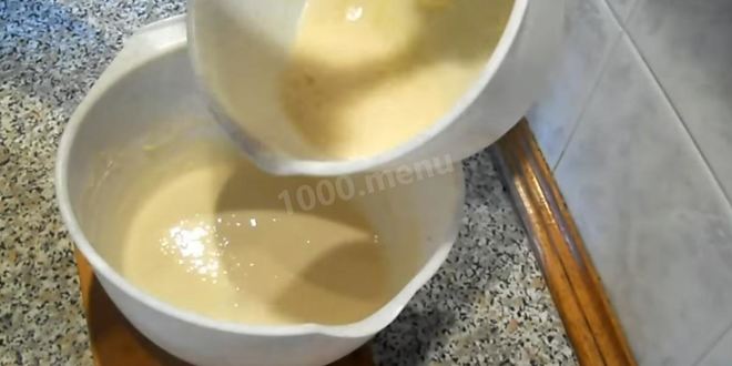 Рецепт опарного теста способом на опаре дрожжевое для пирожков