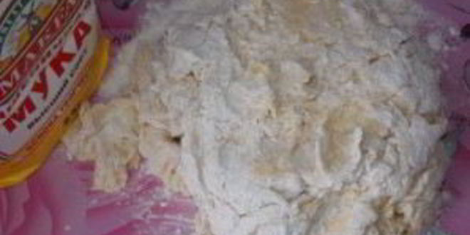 Рецепт пресного теста на кефире