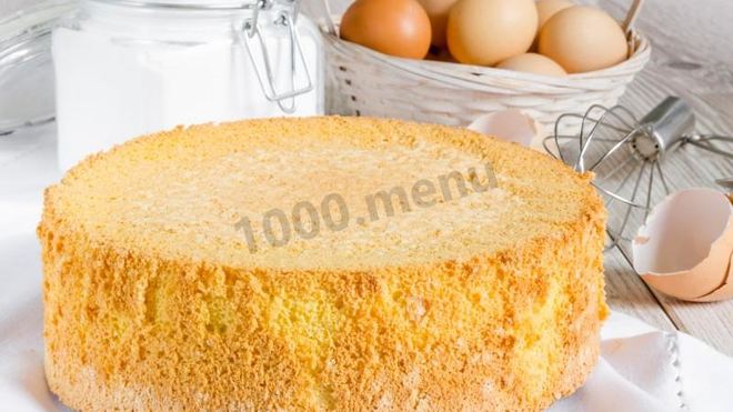 Рецепт бисквита классического в духовке