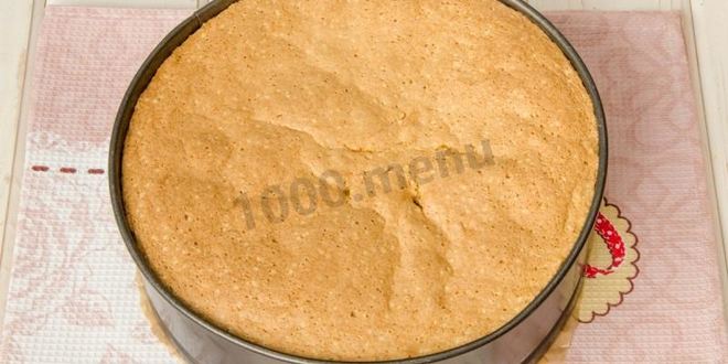 Рецепт бисквита классического в духовке