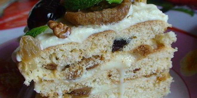 Рецепт финикового торта