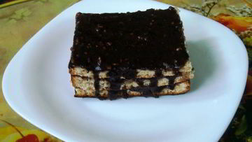 Рецепт Кофейного бисквита с шоколадным кремом