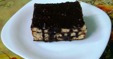 Рецепт Кофейного бисквита с шоколадным кремом