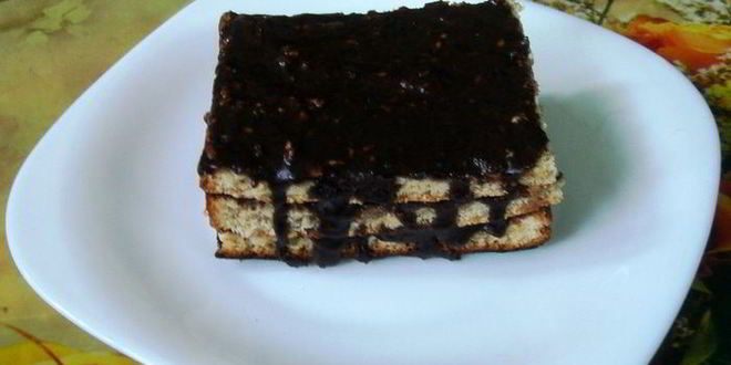 Рецепт Кофейного бисквита с шоколадным кремом