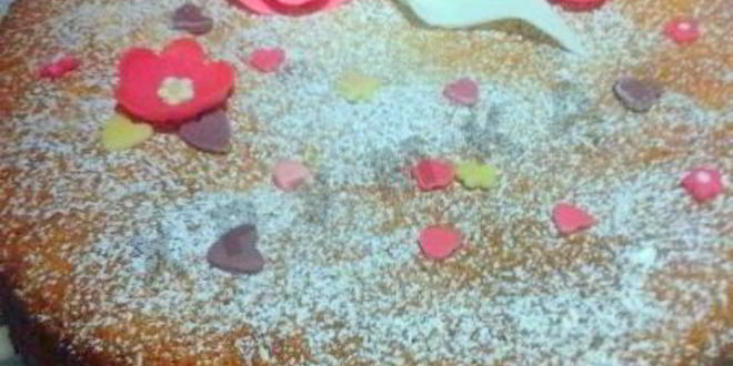 Рецепт Миндально-яблочного торт