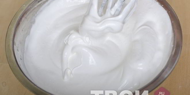 Рецепт орехового торта с меренгой