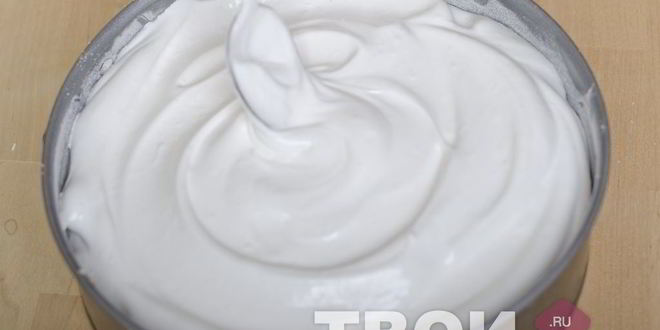 Рецепт орехового торта с меренгой