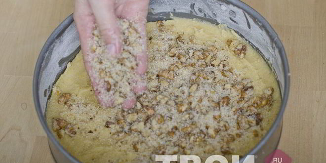 Рецепт орехового торта с меренгой