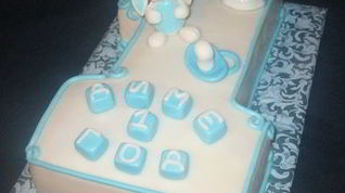 Рецепт Торта Единичка для мальчика