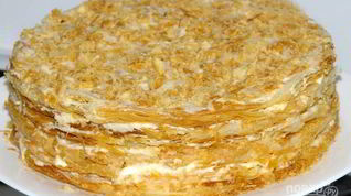 Рецепт Торта Наполеон с заварным кремом