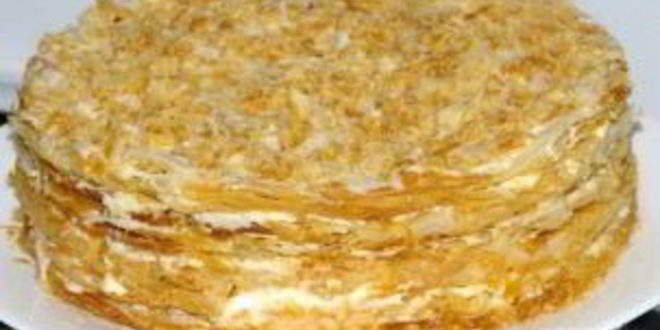 Рецепт торта наполеон с заварным кремом