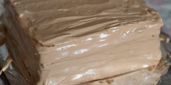 Рецепт торта наполеон шоколадно-сливочный