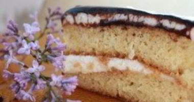 Рецепт Торта Нежность с кремом Птичье молоко