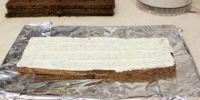 Рецепт торта с копченым лососем