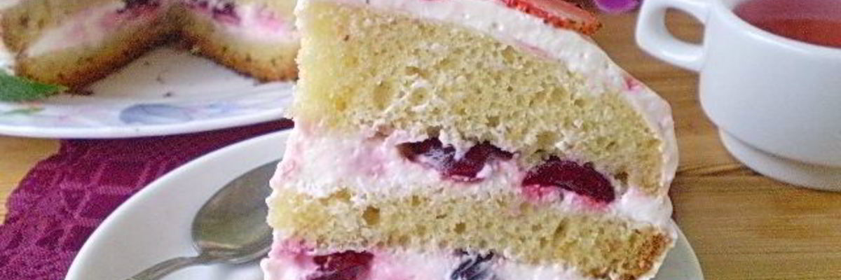 Рецепт Торта с ягодами