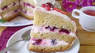 Рецепт Торта с ягодами