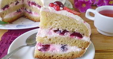 Рецепт Торта с ягодами