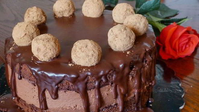 Рецепт торта шоколадное наслаждение