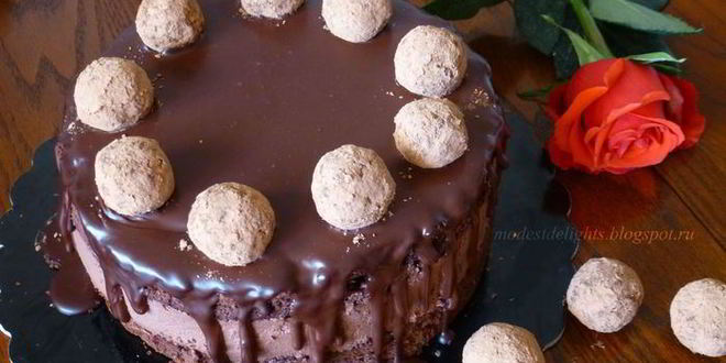 Рецепт торта шоколадное наслаждение