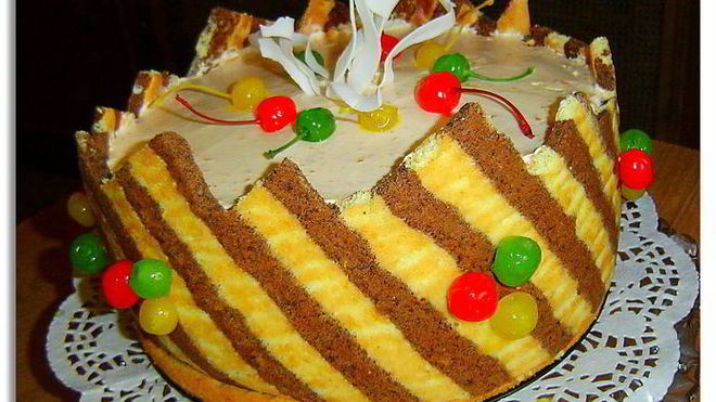 Рецепт торта сладкого фейерверк