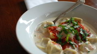 Рецепт Тортеллиней в сливочном соусе