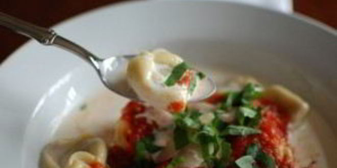 Рецепт тортеллиней в сливочном соусе