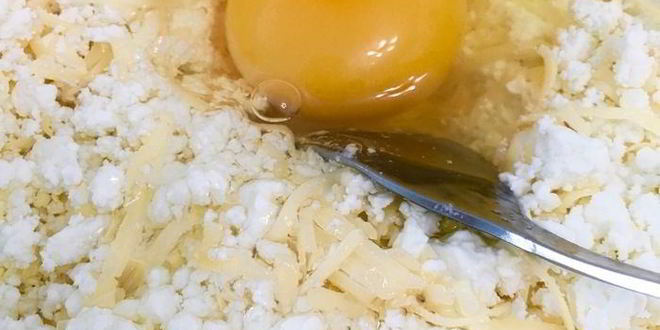 Рецепт творожно-сырной выпечка