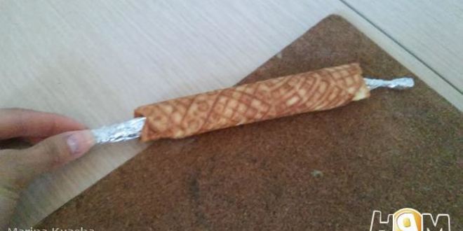 Рецепт домашних вафель со сгущенкой