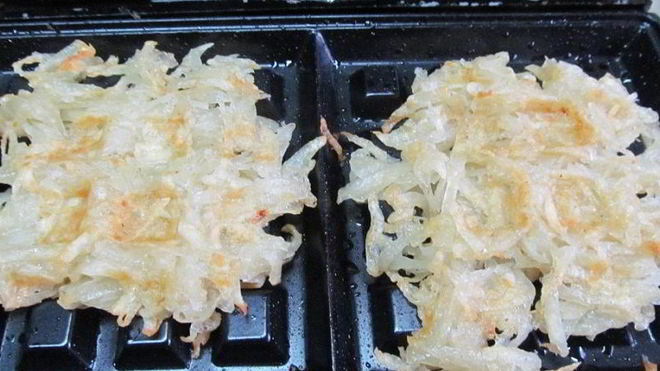 Рецепт картофельных вафель