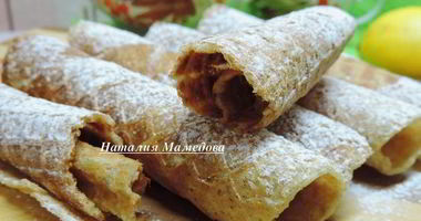 Рецепт Хрустящих бананово-овсяные вафли