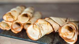 Рецепт Хрустящих сахарных вафель на сковороде