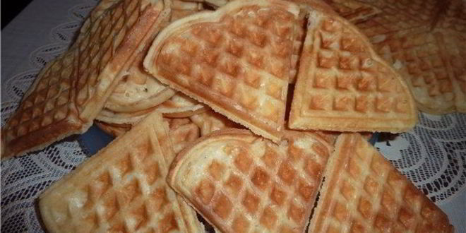 Рецепт Мягких вафель для электровафельницы
