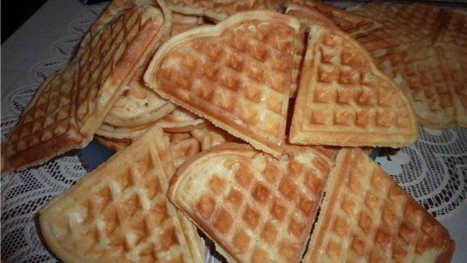 Рецепт мягких вафель для электровафельницы