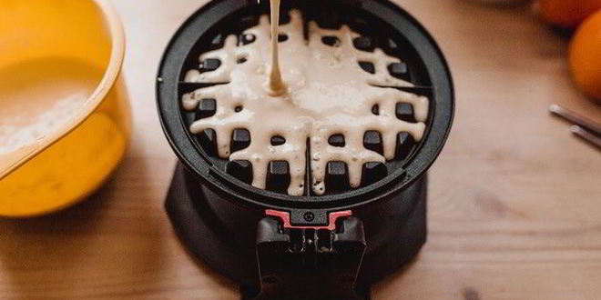 Рецепт мягких венских вафель с ягодами