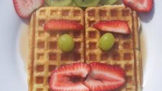 Рецепт нежных вафель на йогурте