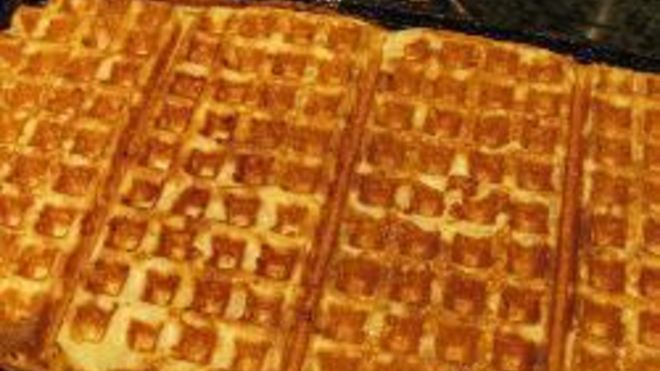 Рецепт нежных вафель с творогом