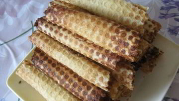 Рецепт Трубочек со сгущенкой