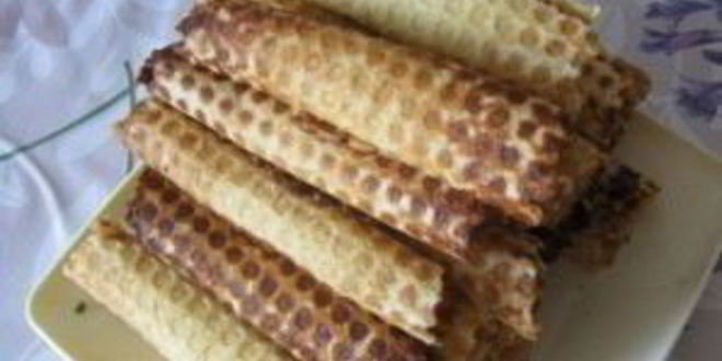 Рецепт трубочек со сгущенкой