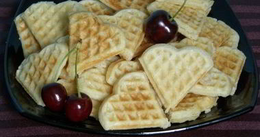 Рецепт Вафель для электровафельницы сердечками