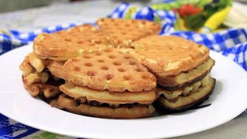 Рецепт Вафель мягких на газу в вафельнице