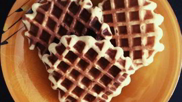 Рецепт Вафель на дрожжевом тесте