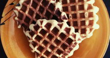 Рецепт Вафель на дрожжевом тесте