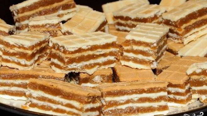 Рецепт вафель с карамелью