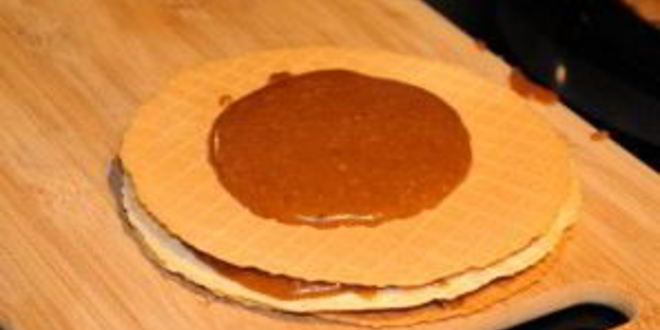 Рецепт вафель с карамелью