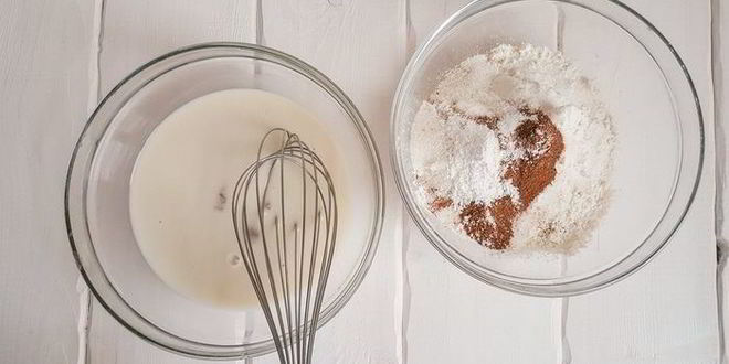 Рецепт вафель с корицей и яблочным пюре